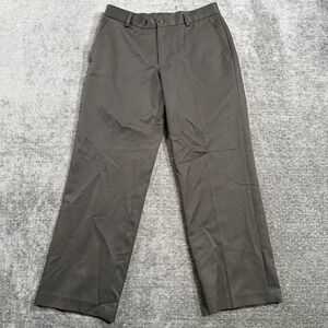 Van Heusen - Men's Dress Slacks Pants Size 30x29 Black Polyester